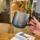 Axyaa Stainless Steel Gradient Mug with Handle and Lid
