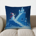 Winter Tree Pillow Cover - Axyaa Branded Cushion Cover for Sofa, Bedroom, Car