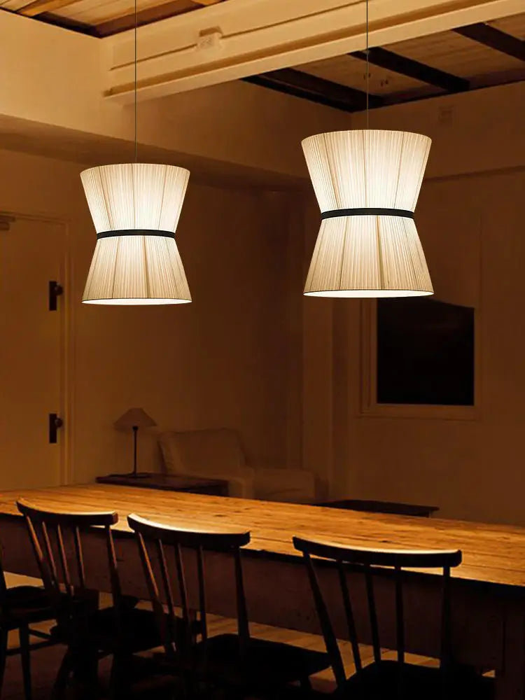 Axyaa Wabi Sabi Cloth Ceiling Chandelier for Japan Room, Restaurant, Kitchen Island Decor