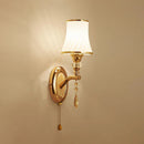 Axyaa Glass Wall Lamp LED Bedside Light for Modern Minimalist Home Decor