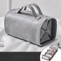 Axyaa Cosmetic Bag Organizer: Portable, Large Capacity, Travel-friendly Storage Solution