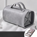 Axyaa Cosmetic Bag Organizer: Portable, Large Capacity, Travel-friendly Storage Solution