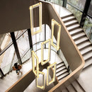 Axyaa LED Crystal Chandelier Ceiling Lamp for Elegant Indoor Lighting