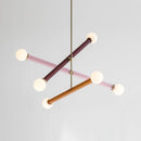 Axyaa Macaron Color Pendant Light: Modern, Personalized LED for Bedroom, Living Room, Dining, Bar