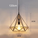 Axyaa Industrial LED Pendant Lamp Chandelier for Home, Bar, and Restaurant