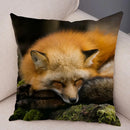 Axyaa Fox Pillowcase for Home, Office, Car Decor