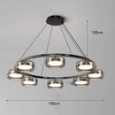 Axyaa Modern LED Pendant Chandeliers for Living Room and Dining Room Lighting