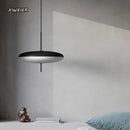 Axyaa Modern LED Black & White Chandelier for Restaurant, Living Room, Bedroom.
