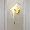 Axyaa Nordic Crane Wall Lamp LED Sconces for Loft Living Room