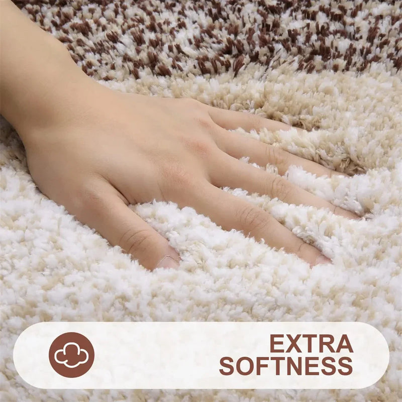 Axyaa Plush Microfiber Bath Mat: Soft, Absorbent, Non-Slip Rug for Bathroom, Shower, Living Room