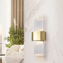 Axyaa Crystal Wall Lamp: Postmodern Living Room TV Background Aisle Lighting