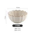Axyaa Classic White Ceramic Dinnerware Set with Bowls, Plates, and Steak Dishes