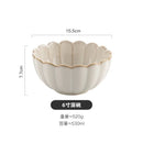 Axyaa Classic White Ceramic Dinnerware Set with Bowls, Plates, and Steak Dishes