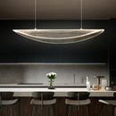 Axyaa LED Pendant Chandelier: Modern Minimalist Acrylic Droplights for Living Dining Room