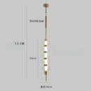 Axyaa Luxury Telescopic Glass Pendant Lamp for Bedroom and Living Room