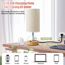 Axyaa Motion Sensor Fabric Shade Table Lamp_SORTAJoyful Desk Lighting