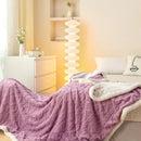 Axyaa Flannel Double-sided Blanket for Winter, Soft Polyester, Various Sizes