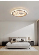 Axyaa Modern Ultra Thin 50cm LED Ceiling Light, 68w Remote Control, Living Room Bedroom