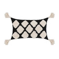 Boho Velvet Embroidery Cushion Cover by Axyaa