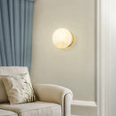 Marble Living Room Wall Lamp Copper Light by Axyaa
