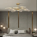 Axyaa Modern LED Chandelier for Living Room, Study, Bedroom, and Dining Room