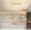 Axyaa Modern Living Room Chandeliers Indoor Ceiling LED Lighting