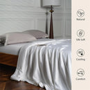 Axyaa Mulberry Silk Throw Blanket: Lightweight, Cooling, Handmade Luxury Comforter