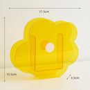 Axyaa Geometric Multicolor Acrylic Flower Vase Modern Wedding Decor