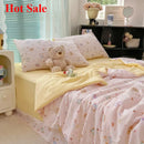 Axyaa Summer Quilt Set with Cloud-Feeling Double-Layer Yarn - Soft & Fresh