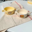 Axyaa Double Ear Cute Cartoon Bowl for Children's Dining - 4.4 inch Bowl