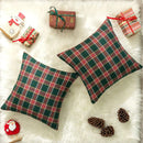Axyaa Christmas Plush Cushion Cover 45x45 for Home Decor and Gifting