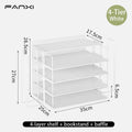 Axyaa Mesh Desk Organizer Stackable Paper Tray Stackable Desktop Document File Organizer