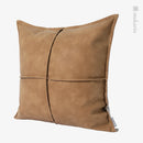Axyaa Nordic Light Luxury Living Room Pillow - Orange Leather Square Pillow
