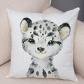 Axyaa Animal Cushion Cover - Cute, Watercolor, Sofa Decor Pillowcase