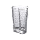 Axyaa Gold Rim Heart Pattern Glass Tumbler - 210ml - Nordic Style - 1 Pc