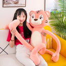 Axyaa Long Legged Animal Plush Toy Pillow - Lion Monkey Leg Doll Clip - Birthday Gift