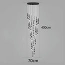 Axyaa Modern LED Pendant Chandeliers for Living Room Staircase Hanging Light