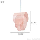 Axyaa Pink Chandelier Nordic Pendant Lamp for Bedroom and Children's Room