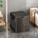 Axyaa Portable Folding Toilet with Lid Trash Bin for Camping Travel