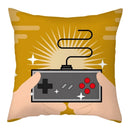 Axyaa Gaming Handle Player Pillowcase - Comfortable Home Decor
