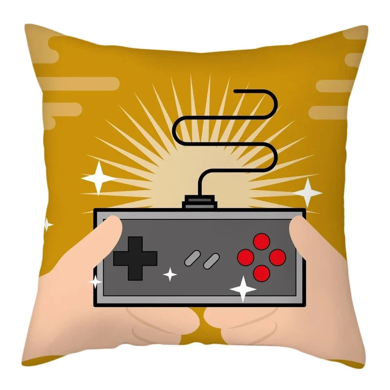 Axyaa Gaming Handle Player Pillowcase - Comfortable Home Decor