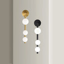 Axya Golden Black Metal Sconces LED Wall Light for Corridor Bathroom Bedside Lamp
