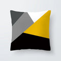 Axyaa Geometric Yellow Pillowcase for Chic Home Decor and Comfort