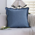 Axyaa 45x45 Blue Nordic Style Cushion Cover for Living Room Sofa
