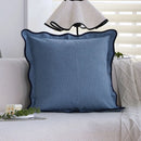 Axyaa 45x45 Blue Nordic Style Cushion Cover for Living Room Sofa