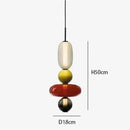 Modern LED Glass Pendant Light Chandelier for Stairs, Bedroom, Kitchen - Axyaa