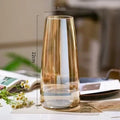 Axyaa Glass Vase for Spring and Summer Home Decor, St. Patrick's Day Easter Theme