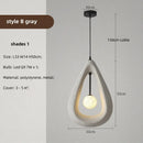 Axyaa Wabi Sabi LED Pendant Lights for Dining Room and Bedroom
