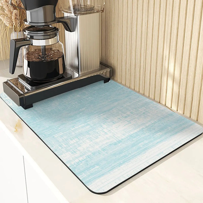 Axyaa Striped Dining Table Mat Coasters - Absorbent Placemats for Kitchen
