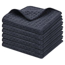 Axyaa Microfiber Dishcloth Set of 6 for Home Cleaning and Polishing